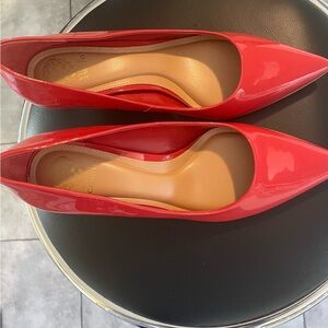Vince Camuto Red Patent Leather Heels